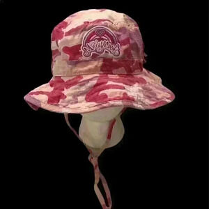 MillyNook Pink Camo Hat with Adjustable Strap